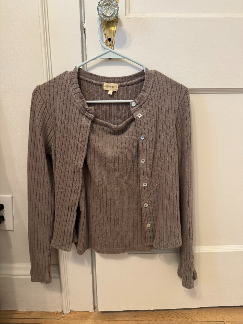 DONNI Sweater Rib Cardi - Picture 2 of 5